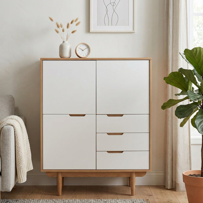 Alder Highboard – 3 Doors, 3 Drawers