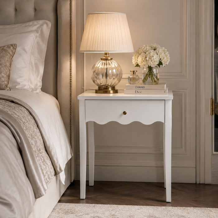 Cove Side Table with Drawer