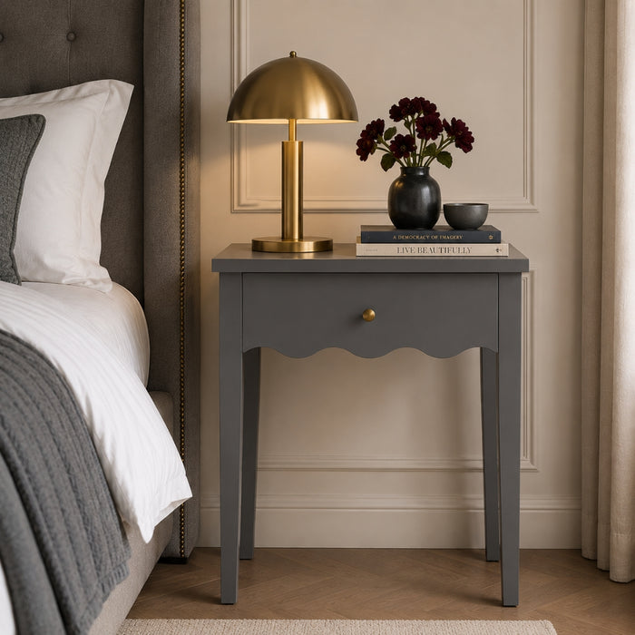 Cove Side Table with Drawer
