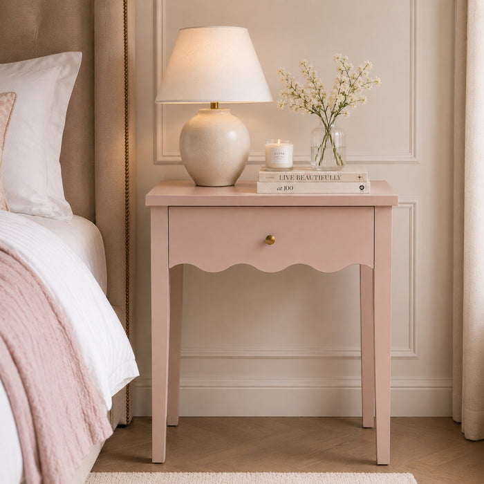 Cove Side Table with Drawer