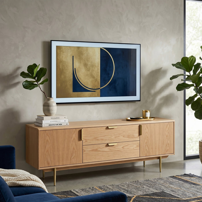 Parkstone TV Unit – 2 Drawers, 2 Doors