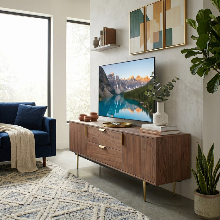 Parkstone TV Unit – 2 Drawers, 2 Doors