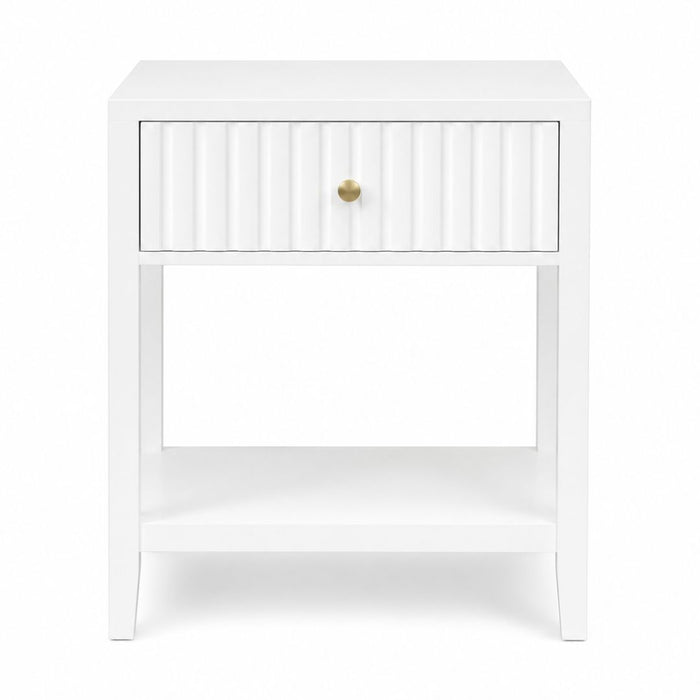 Ainsley Bedside Table with Drawer & Shelf (4)