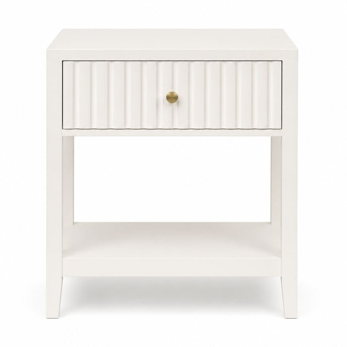 Ainsley Bedside Table with Drawer & Shelf (4)