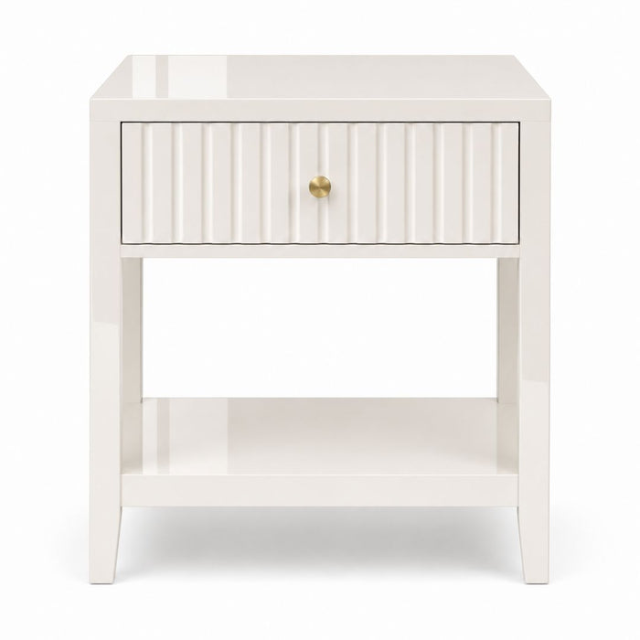 Ainsley Bedside Table with Drawer & Shelf (4)