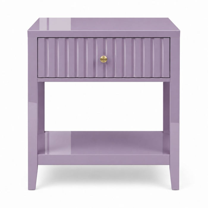 Ainsley Bedside Table with Drawer & Shelf (4)
