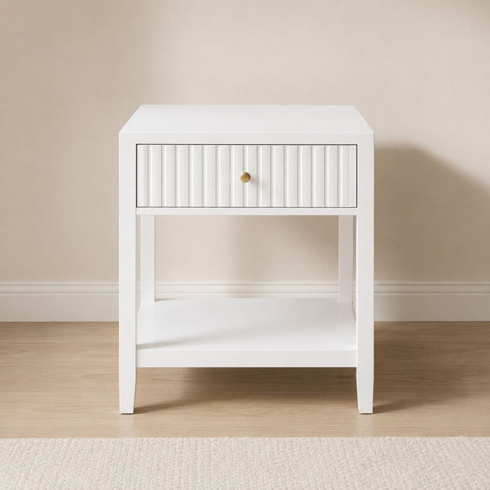 Ainsley Bedside Table with Drawer & Shelf (4)