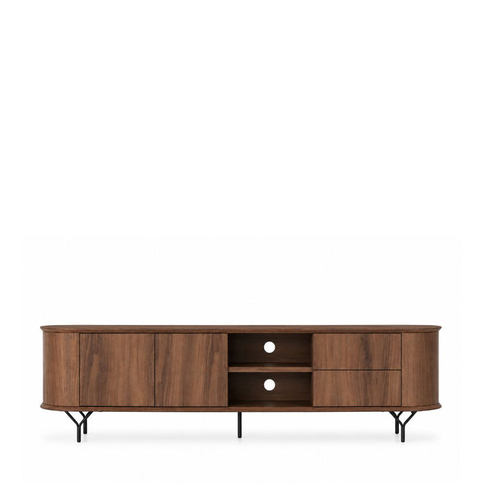 Baiter TV Unit – 2 Doors, 2 Drawers & Open Shelves