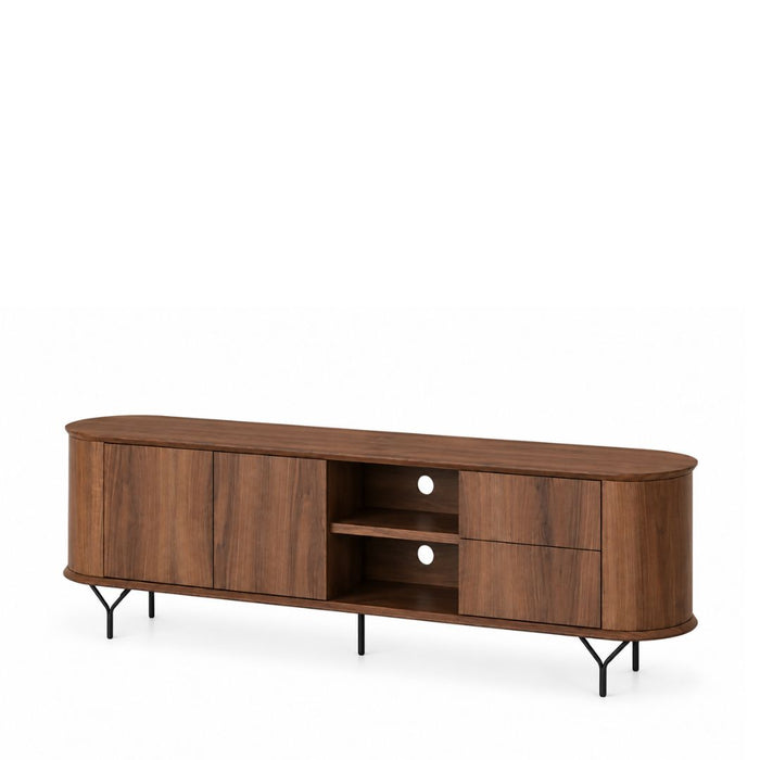 Baiter TV Unit – 2 Doors, 2 Drawers & Open Shelves
