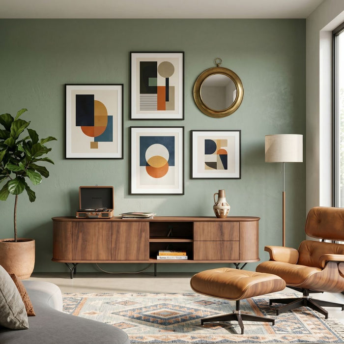 Baiter TV Unit – 2 Doors, 2 Drawers & Open Shelves