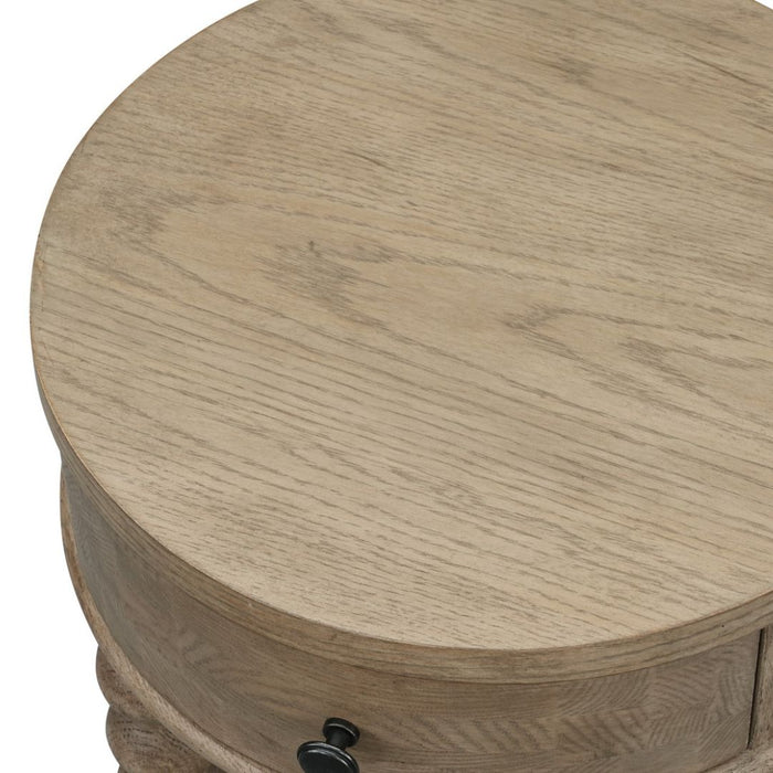 Bellamy Bedside Table with Drawer & Shelf (13)