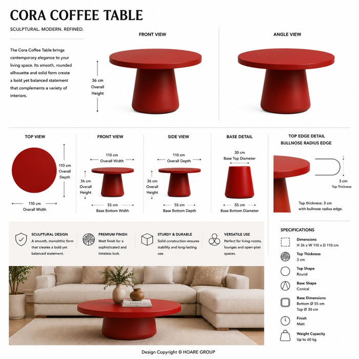 Cora Organic Coffee Table