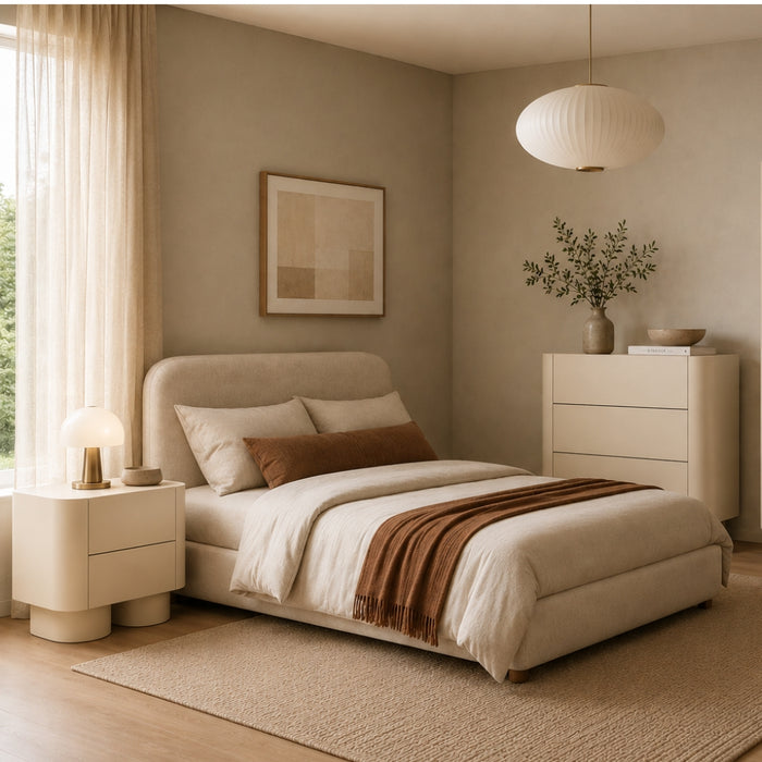 Cora Bedside Table – 2 Drawers