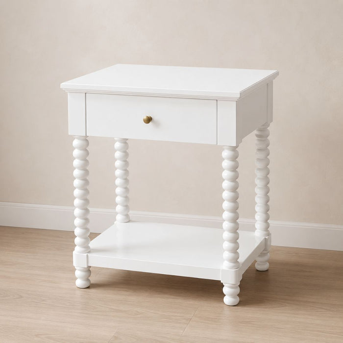 Hadley Bedside Table with Drawer & Shelf (4)