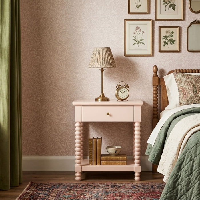 Hadley Bedside Table with Drawer & Shelf (4)