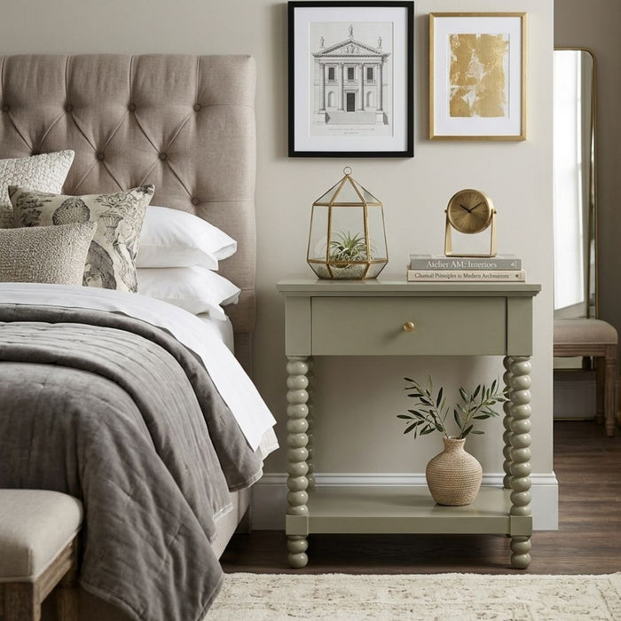 Hadley Bedside Table with Drawer & Shelf (4)