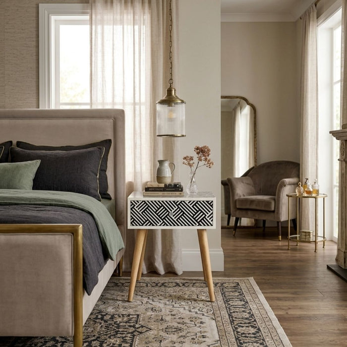 Harper Bedside Table with Drawer (4)