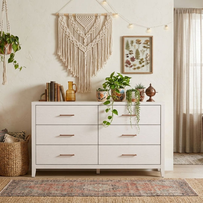 Hartley 6 Drawers Chest – Antique White