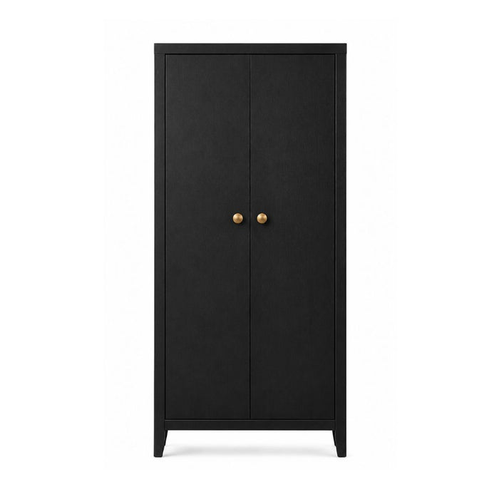 Hartley Wardrobe 2 Doors – Matte Black