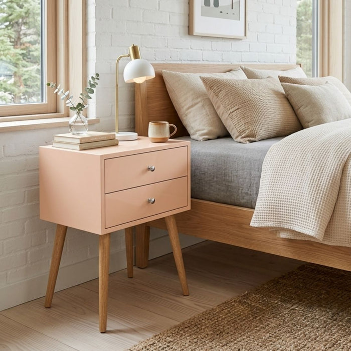 Lottie Bedside Table – 2 Drawers (4)