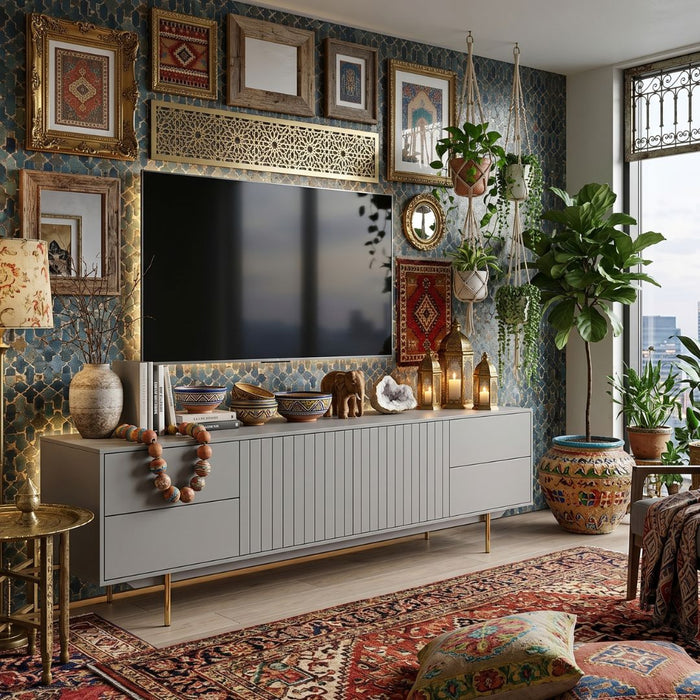 Poole TV Unit – 2 Doors & 4 Drawers
