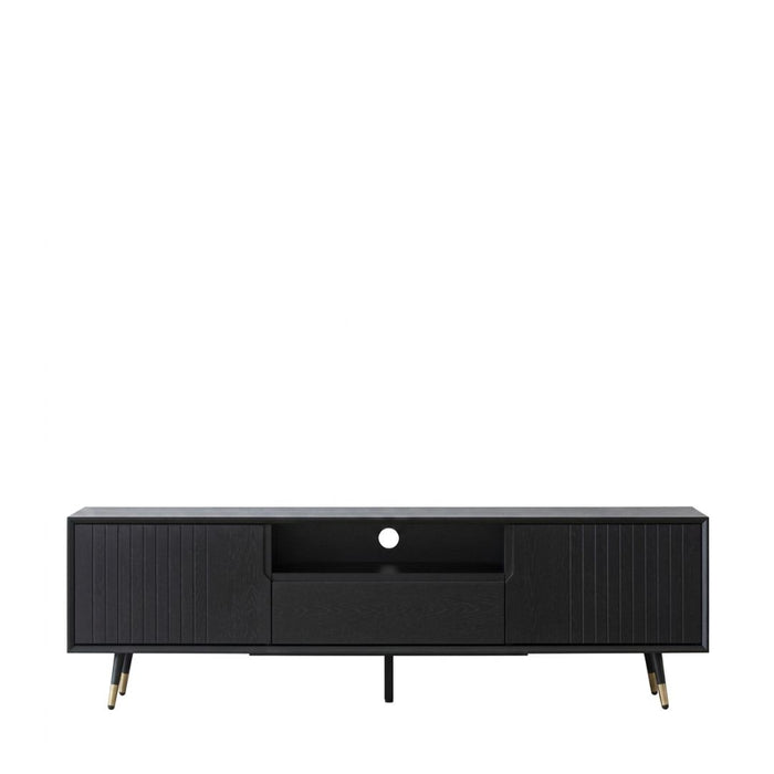 Sandbank TV Unit – 2 Doors, Drawer & Open Shelf