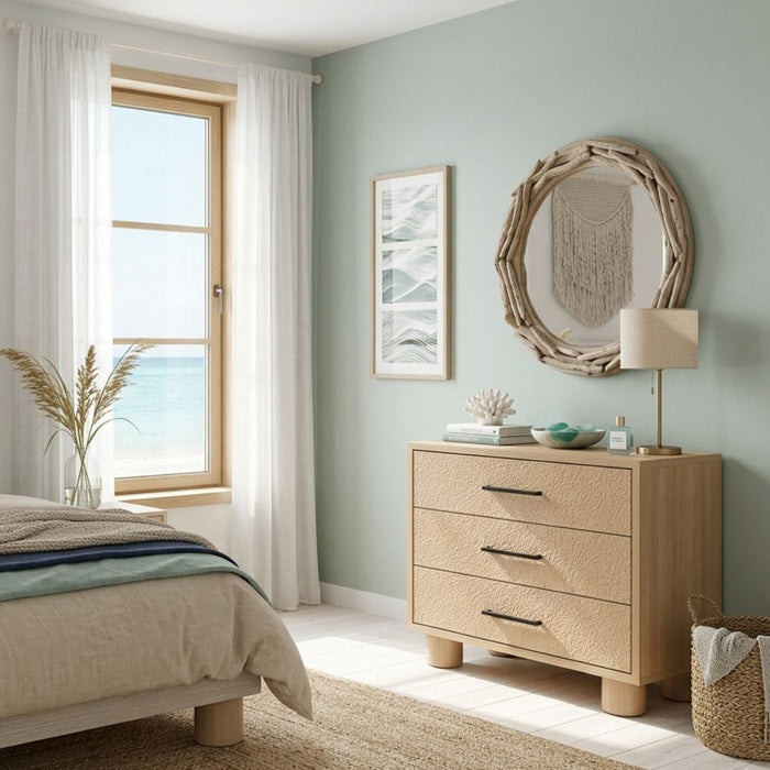 Sandpiper 3 Drawer Chest – Rounded Legs