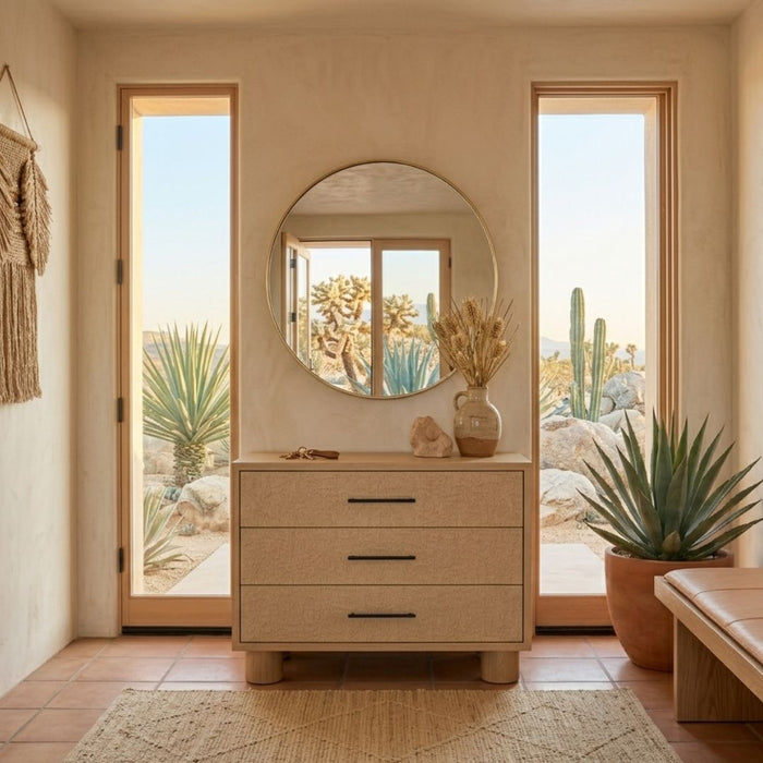Sandpiper 3 Drawer Chest – Rounded Legs