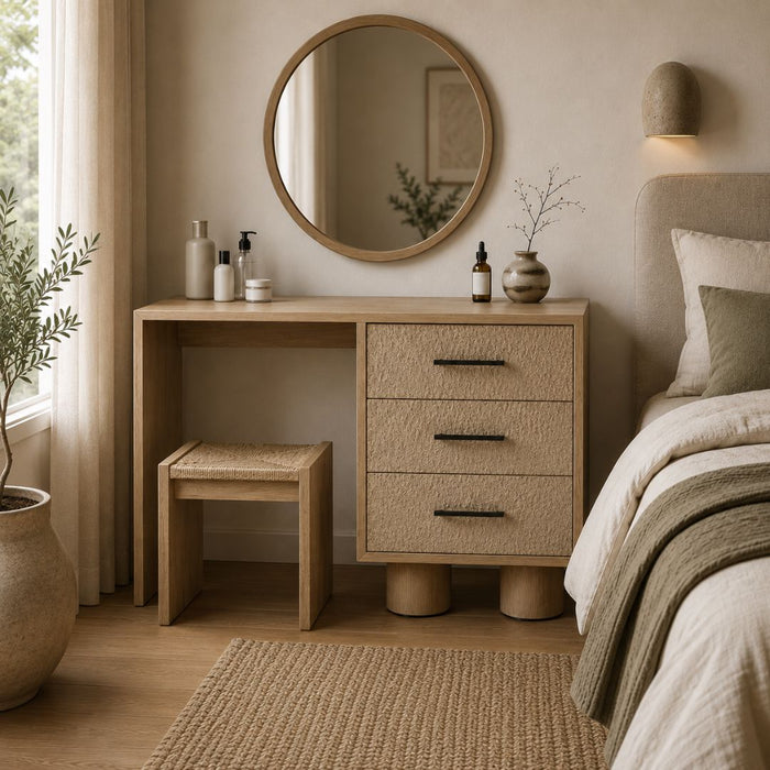 Sandpiper Dressing Table – Rounded Legs
