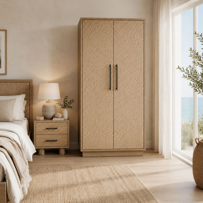 Sandpiper Wardrobe 2 Doors – Plinth Base