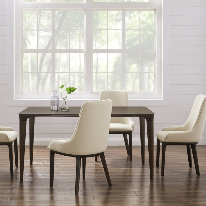 Arie Bamboo Upholstered Dining Chair (11)