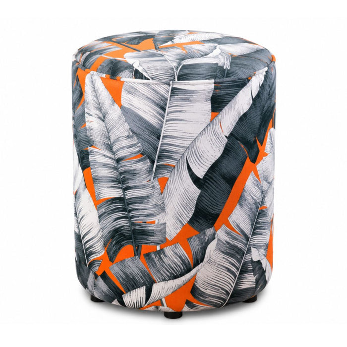 Sunset Banana Leaf Occasional Stool (22)
