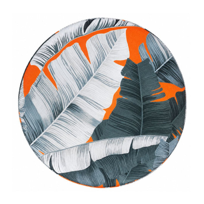 Sunset Banana Leaf Occasional Stool (22)