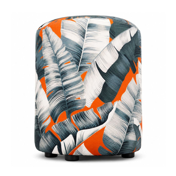 Sunset Banana Leaf Occasional Stool (22)