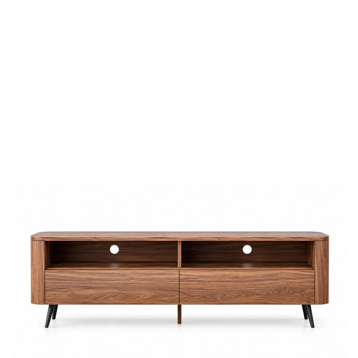 Upton TV Unit – 2 Drawers & Open Shelves