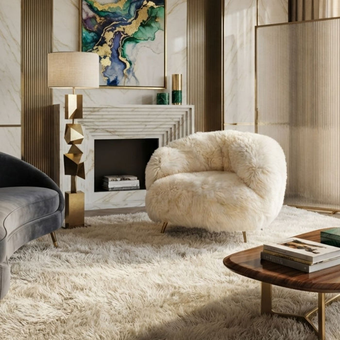 Velora Long Wool Sheepskin Lounge Chair (12)