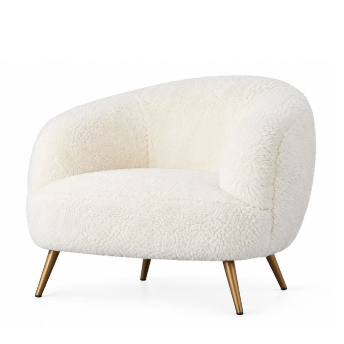 Velora Short Wool Sheepskin Lounge Chair (12)