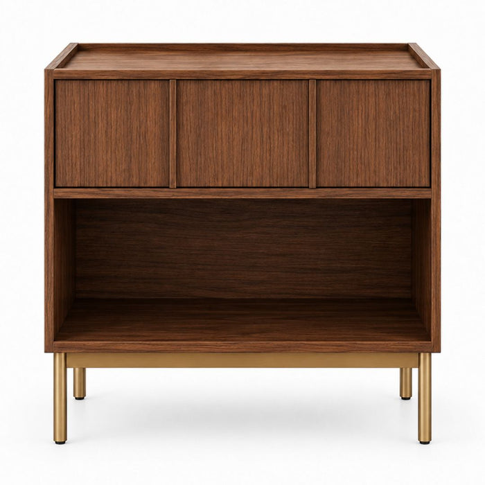 Westwood Bedside Table with Drawer & Shelf