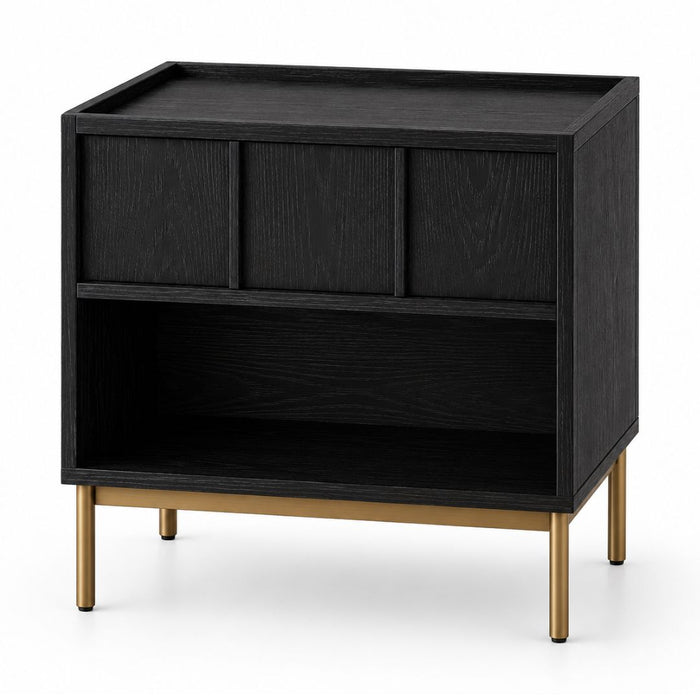 Westwood Bedside Table with Drawer & Shelf