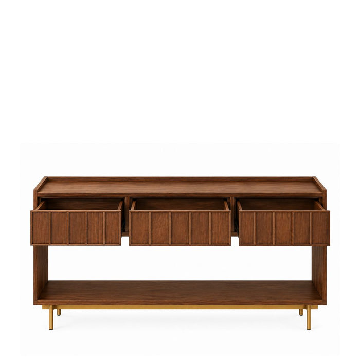 Westwood Console Table 3 Drawers with Lower Shelf
