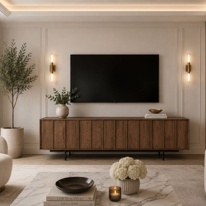 Westwood TV Unit – 2 Doors with Flip-Down Compartment
