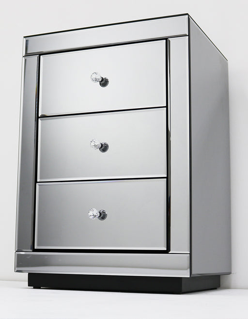 Barrington 3 Drawer Bedside - HOARE GROUP 